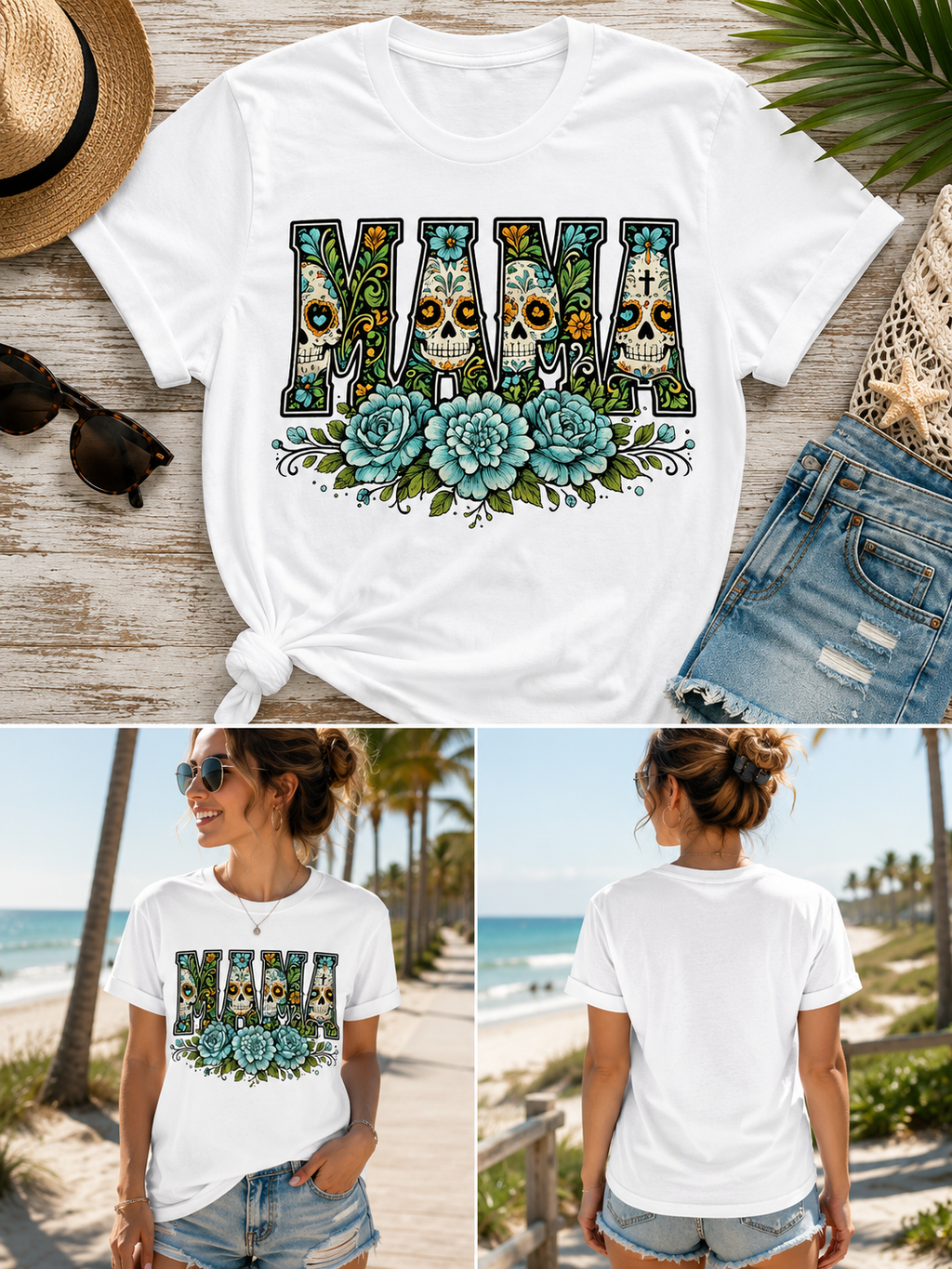 Calavera  Mama Tee