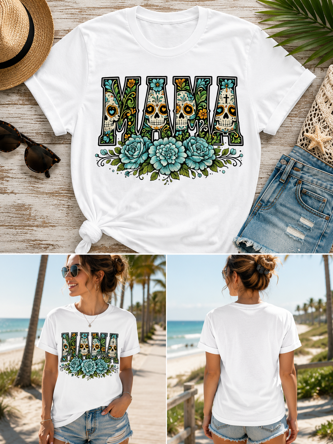 Calavera  Mama Tee
