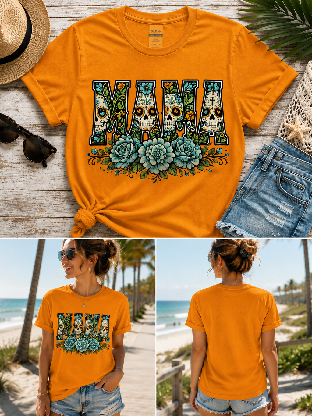Calavera  Mama Tee