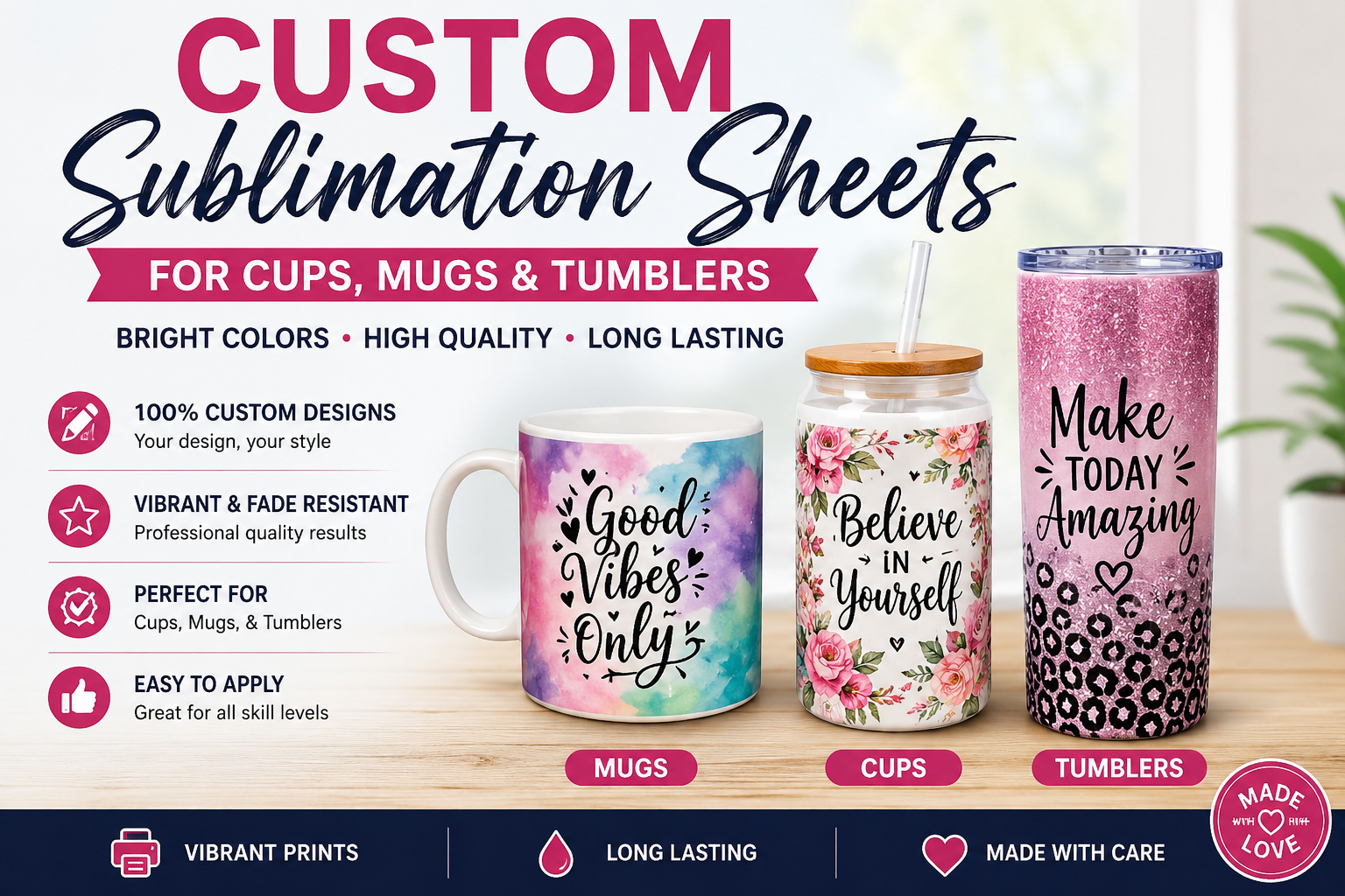 Custom Sublimation - Cups