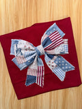 Blue Coquette Bow